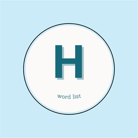 H Words for Speech Therapy: Activities and Games - Forbrain