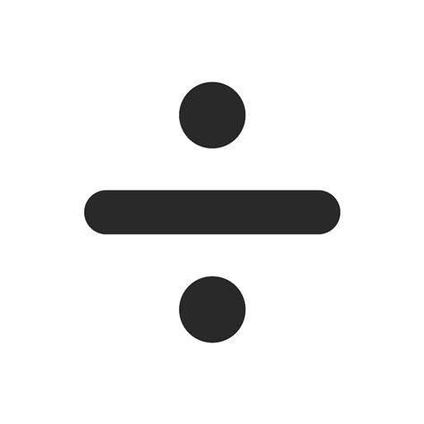 Image result for Division Sign