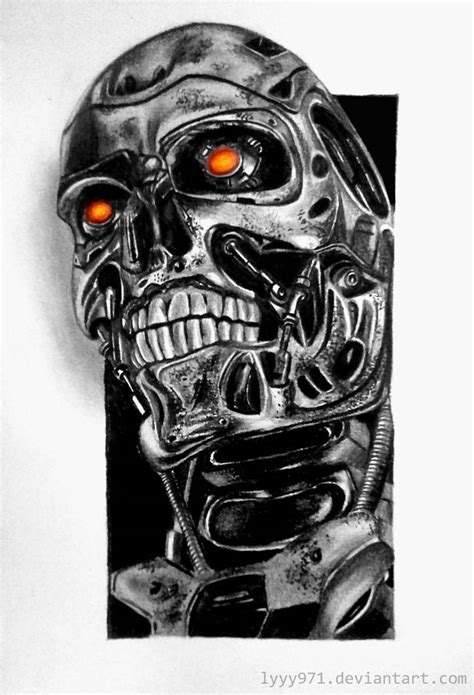 Image result for Terminator Drawing