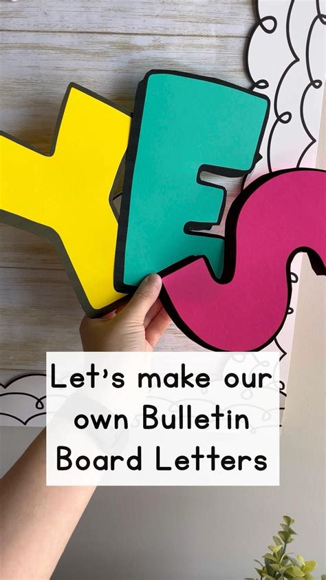Large Printable Letters For Bulletin Board - Free Worksheets Printable