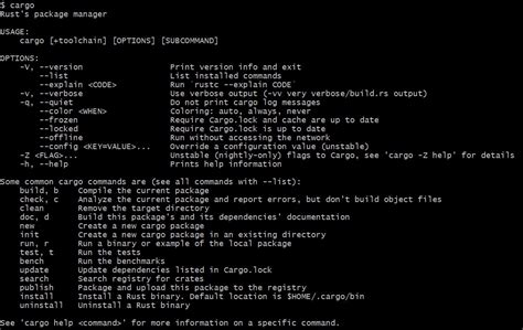 Cargo Rust CMD Install 的图像结果