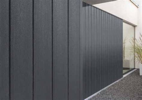 Grey Vertical Cladding UPVC 167mm x 5m | Durasid Anthracite System UK