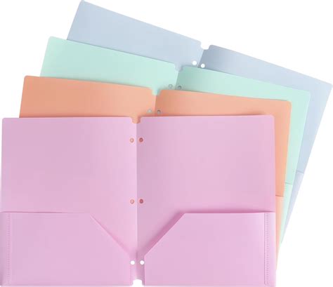Tamaki Colored Plastic Folders with Pockets Heavy Nepal | Ubuy