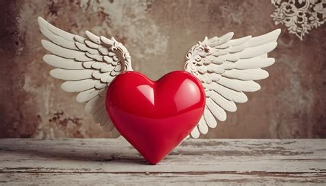 Heart With Wings Valentine's Day Free Stock Photo - Public Domain Pictures