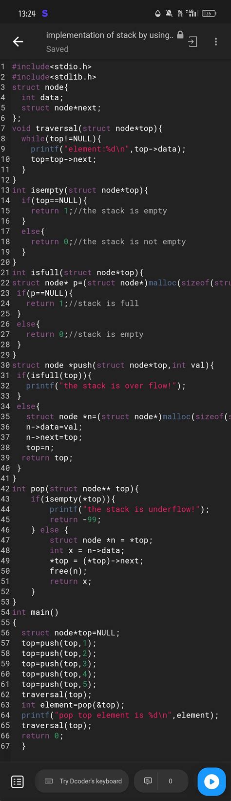 Image result for How to Code Stacks Using Linked List in Java