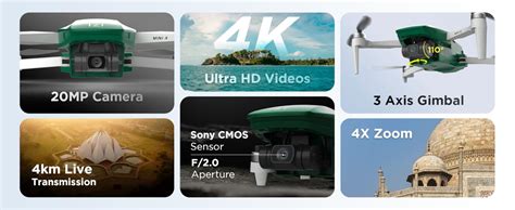 IZI Mini X Nano 4K Camera Drone UHD 20MP, CMOS, 4KM Live Video, 31-min ...