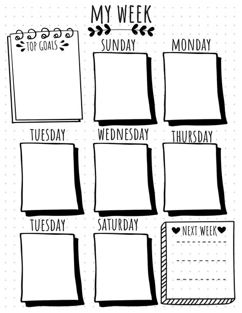 Image result for Bullet Journal Planner Pages