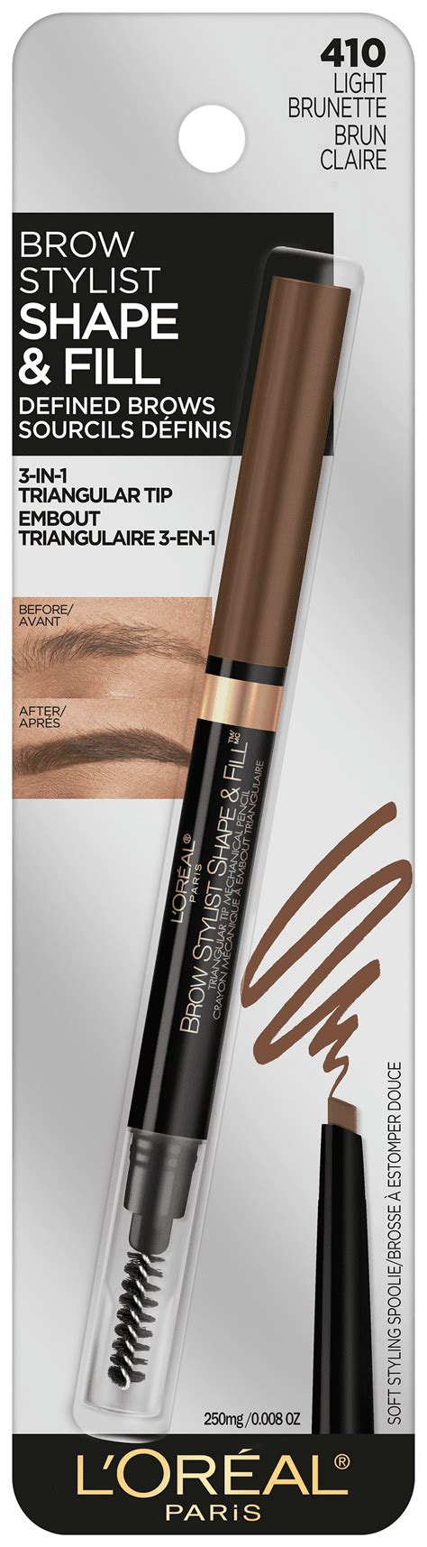 L'Oreal Paris Stylist Shape and Fill Mechanical Eyebrow Makeup Pencil ...