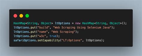 Web Scraping Selenium Java 的图像结果