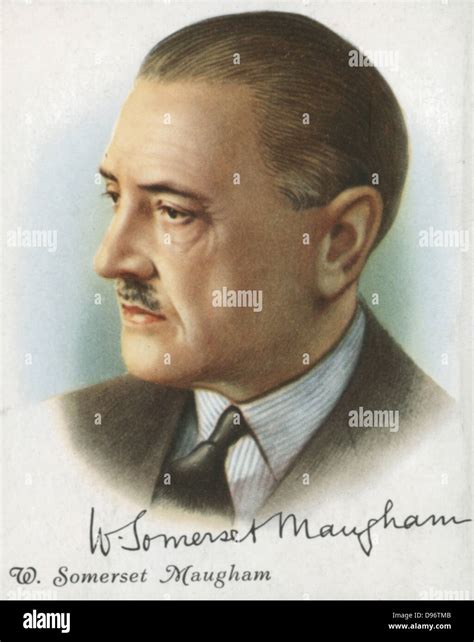 William somerset maugham 1874 1965 english author of novels hi-res ...