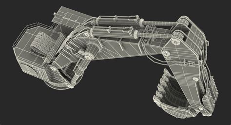 Backhoe Dredger Backacter 1100 Rigged 3D | 3D Molier International