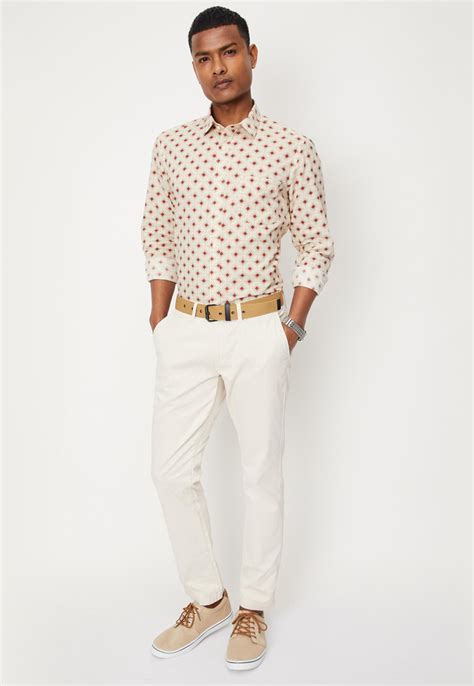 Buy Men Printed Full Sleeves Slim Fit Casual Shirt Online at just Rs ...