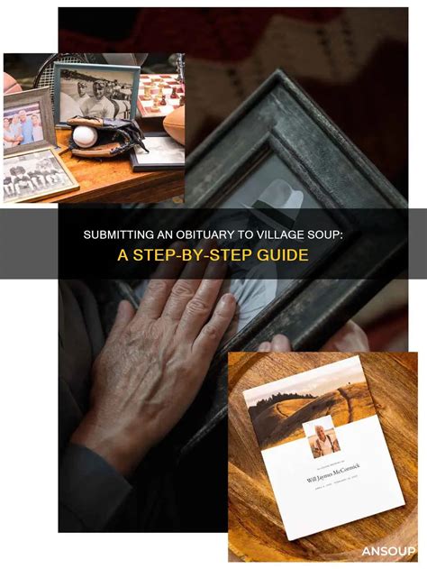 Submitting An Obituary To Village Soup: A Step-By-Step Guide | AnSoup