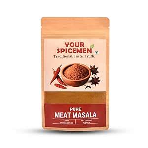 YOUR SPICEMEN Organic Meat Masala 200g | Pure Natural Non Veg Curry ...