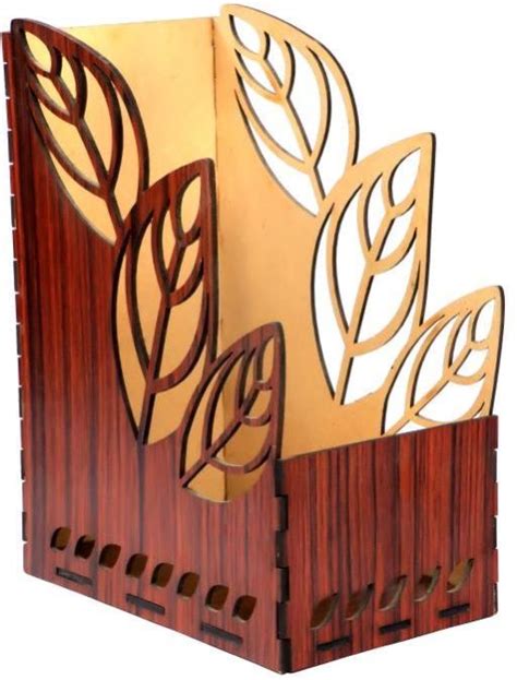 Brown Wooden Magazine Holder Manufacturer, Supplier from Ghaziabad