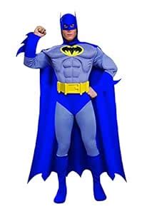 Buy Wanna Party Deluxe Muscle Chest Batman Costume (Blue) Online at Low ...