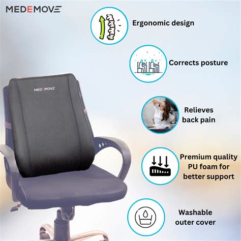 Buy Backrest for Back Pain | Ergonomic Lower Back Support – Medequip