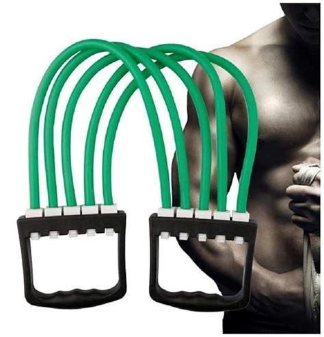 Buy PEony Adjustable Multi-Function 5 Rubber Tubes Chest Expander/Chest ...