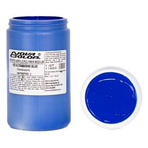 Buy Ultramarine Blue Acrylic Paint Online | Nova Color