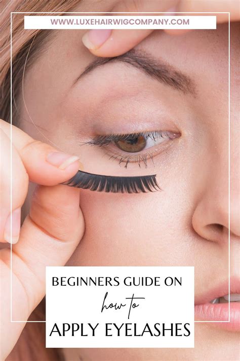 How to Apply False Eyelashes 的图像结果