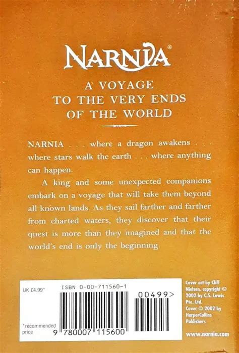 The Chronicles Of Narnia #5 The Voyage Of The Dawn Treader (P) – Books ...