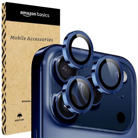 amazon basics Camera Glass Lens Protector Ring for iPhone 17 Pro Case ...