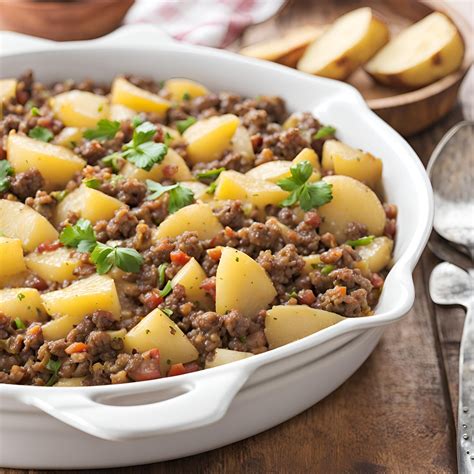 Ground Beef and Potatoes Skillet Recipe | Cheff Recipes