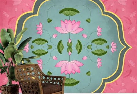 Shop Pichwai Wallpaper for Wall Online - 3 Year Warranty