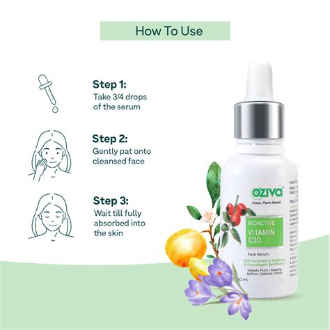 OZiva Bioactive Vitamin C30 Face Serum, 30 ml Price, Uses, Side Effects ...