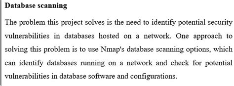 Image result for Nmap Scan of SQL Database