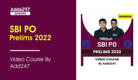 SBI PO Prelims Video Course By Adda247