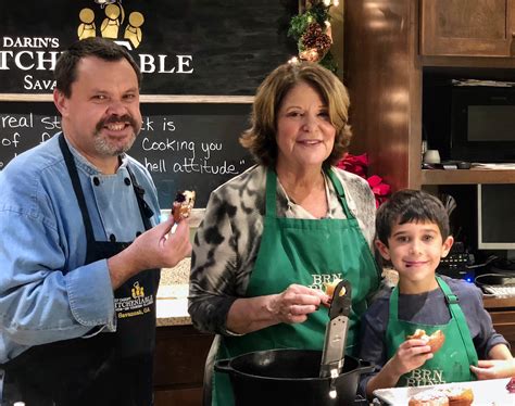 Jelly Doughnuts Pic with Sharon and Grandson | Chef Darin Sehnert ...