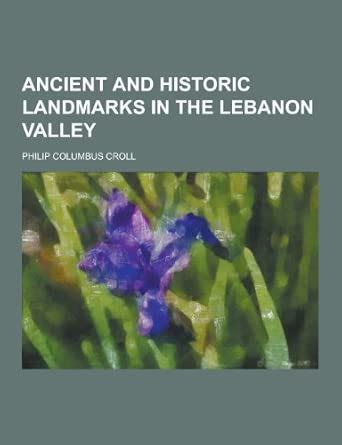 Ancient and Historic Landmarks in the Lebanon Valley : Amazon.in: Books