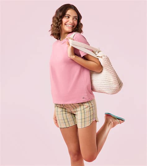 Enamor E7A1 Combed Cotton Printed Mid-Rise Relaxed Fit Hangout Shorts