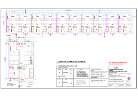 Operator Accom. WD 10, drawing, Labour Camp, road project, road ...
