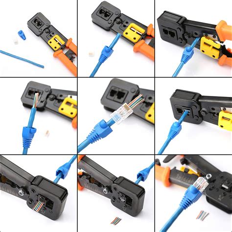 Buy Solsop RJ45 Crimp Tool Pass Through Cat5 Cat5e Cat6 Crimping Tool ...