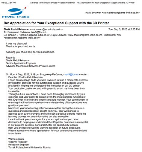 Advance Mechanical Services Private Limited