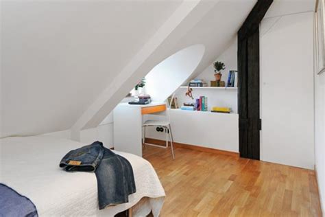 节省空间的阁楼床：3个小户型装修设计 - 设计之家