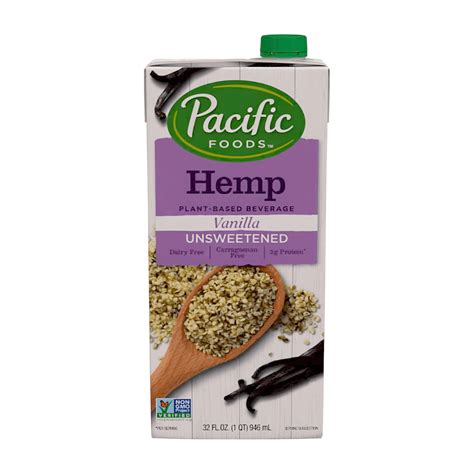 Pacific Foods Hemp Vanilla Beverage | Milk Pick