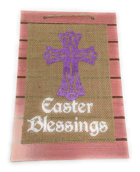 Toy Happy Easter BLESSED Religious Plaque Accessory Unique Home Decor ...