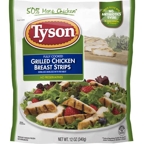 Grilled & Ready Tyson Grilled Chicken Breast Strips - Walmart Inventory ...