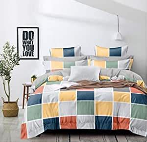 Buy TIB 140 TC Glace Cotton Geometric King Size Bedsheet with 2 Pillow ...