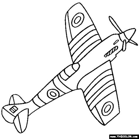 Image result for Spitfire Plane Drawing