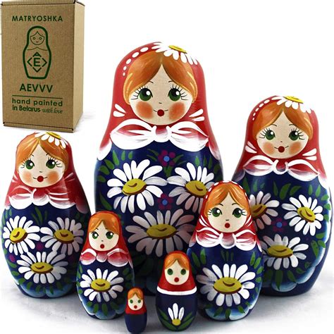 Buy Nesting Dolls - Matryoshka Matrioskas Babushka Matruska Russian 7 ...