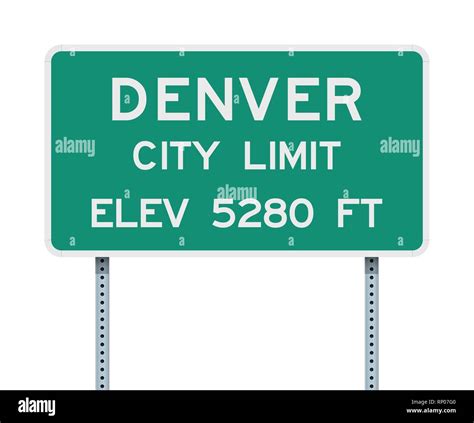 Elevation sign colorado hi-res stock photography and images - Alamy