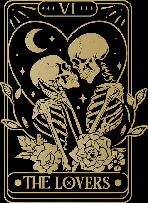 The Lovers Tarot Card Png - Etsy