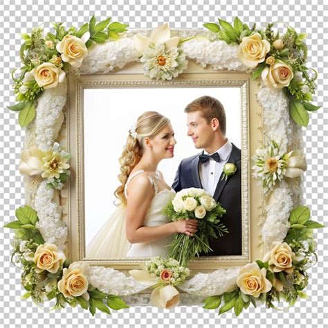 Wedding frame | Premium AI-generated PSD