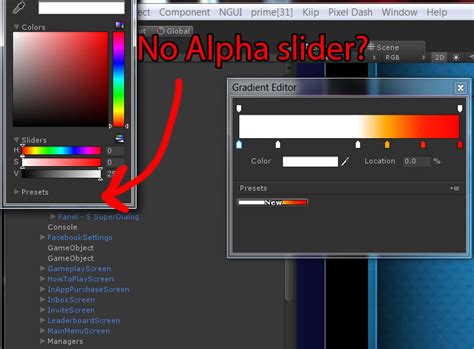 Slider Unity C 的图像结果