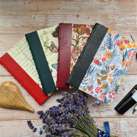 Quarter Leather Bound Notebooks - Etsy UK